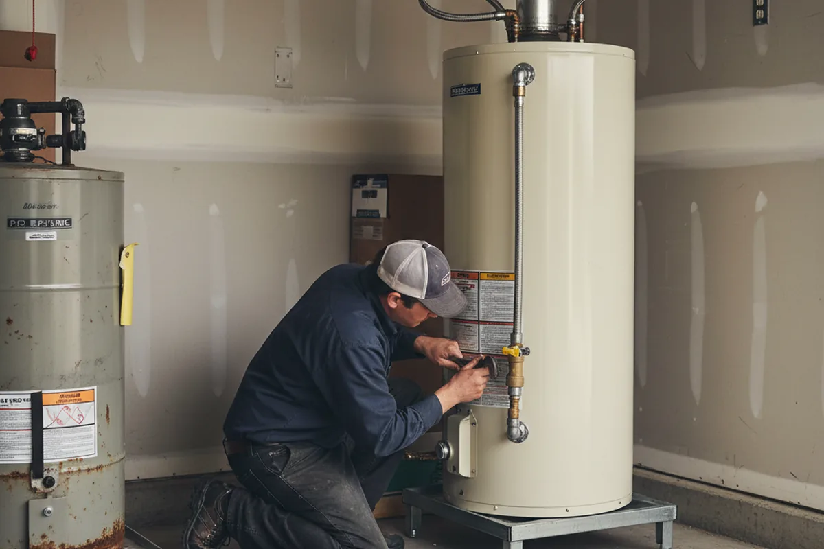 Water heater and shutoff valve replacement in Wallkill